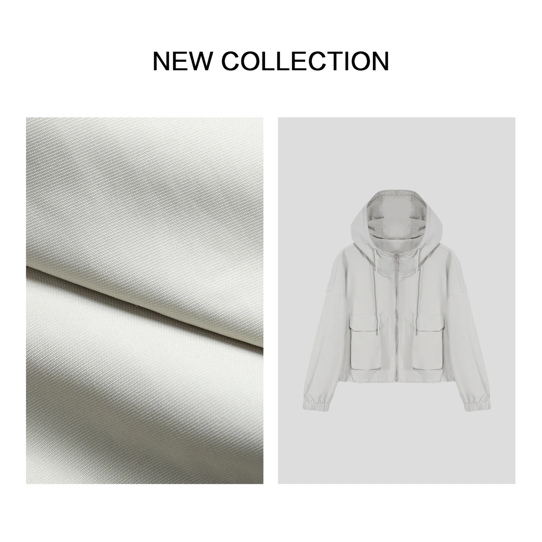 【香香专属】W3F33009B 春季流行 连帽外套 优雅气质-3740-3363