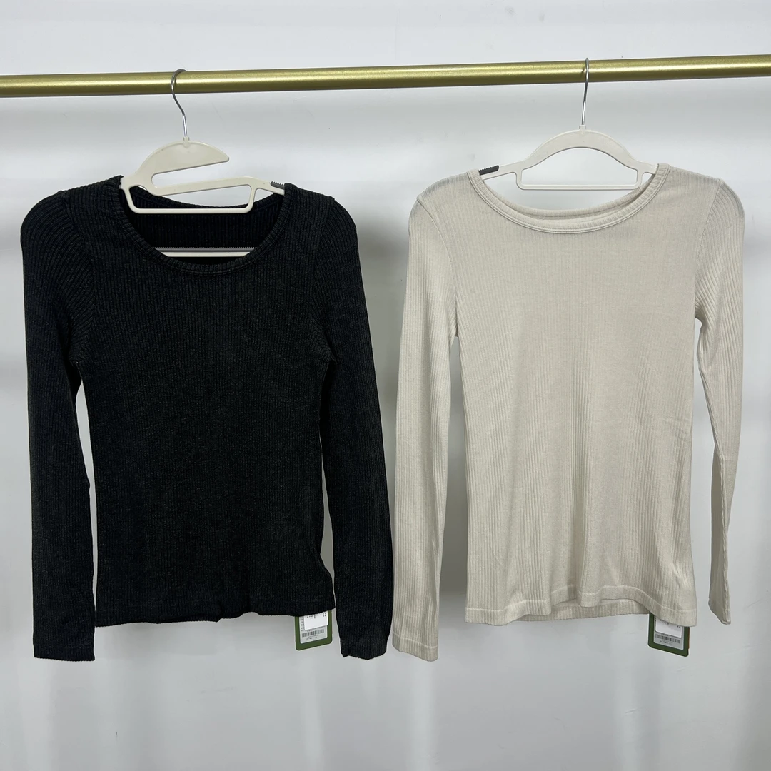 2206圆领保暖上衣秋冬时尚保暖百搭打底衫