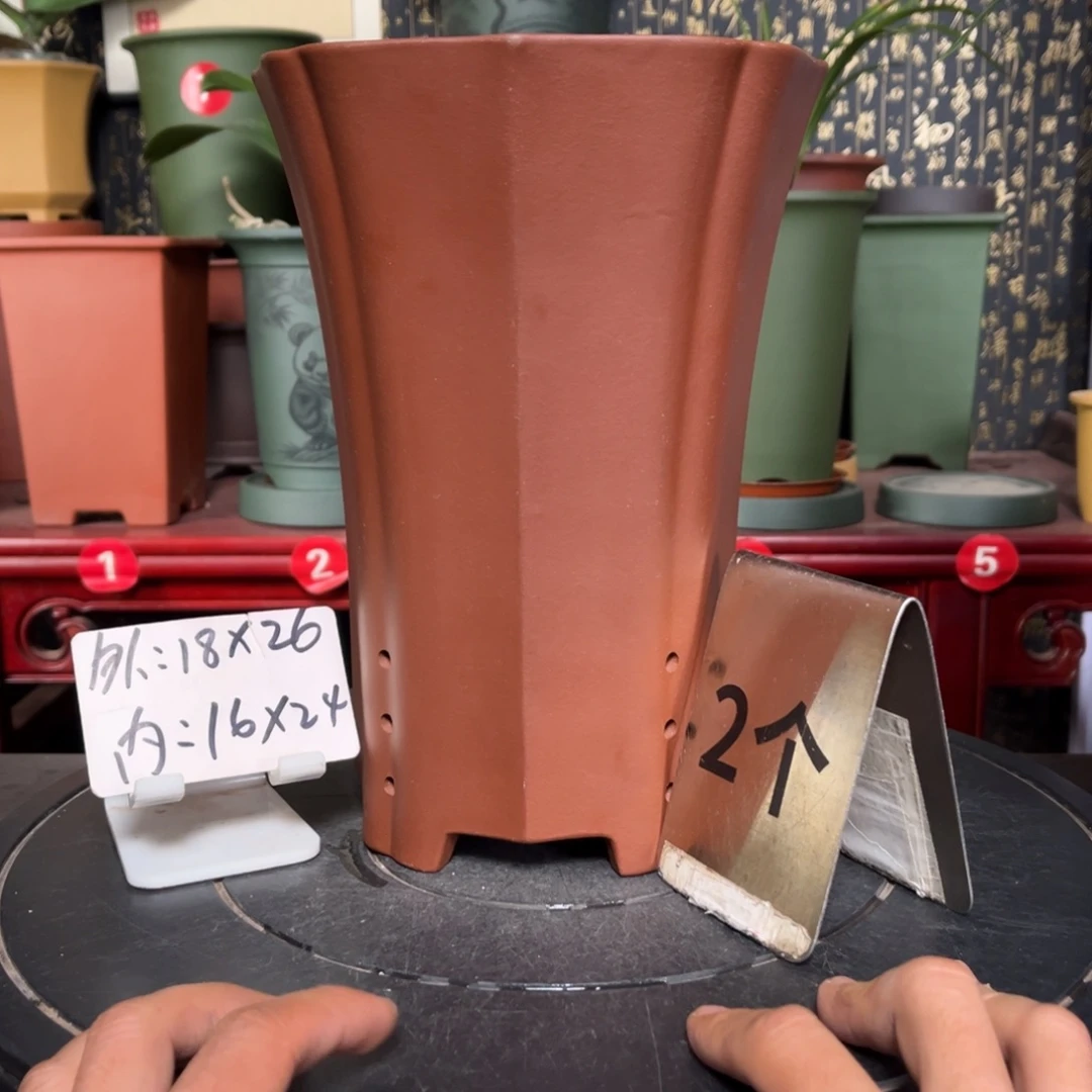 紫砂花盆紫砂花盆