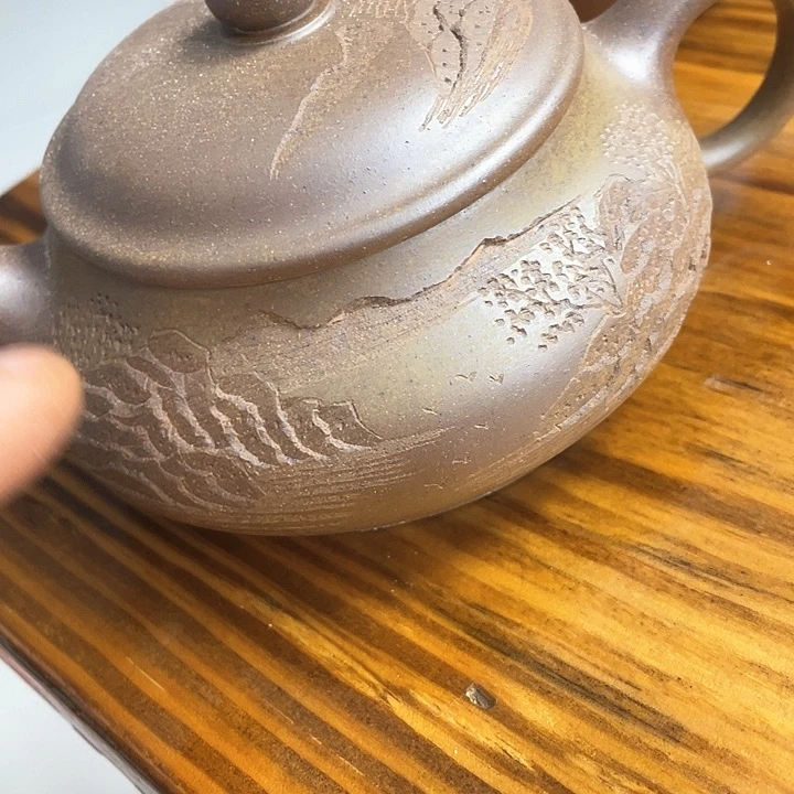 紫砂茶壶处理一把