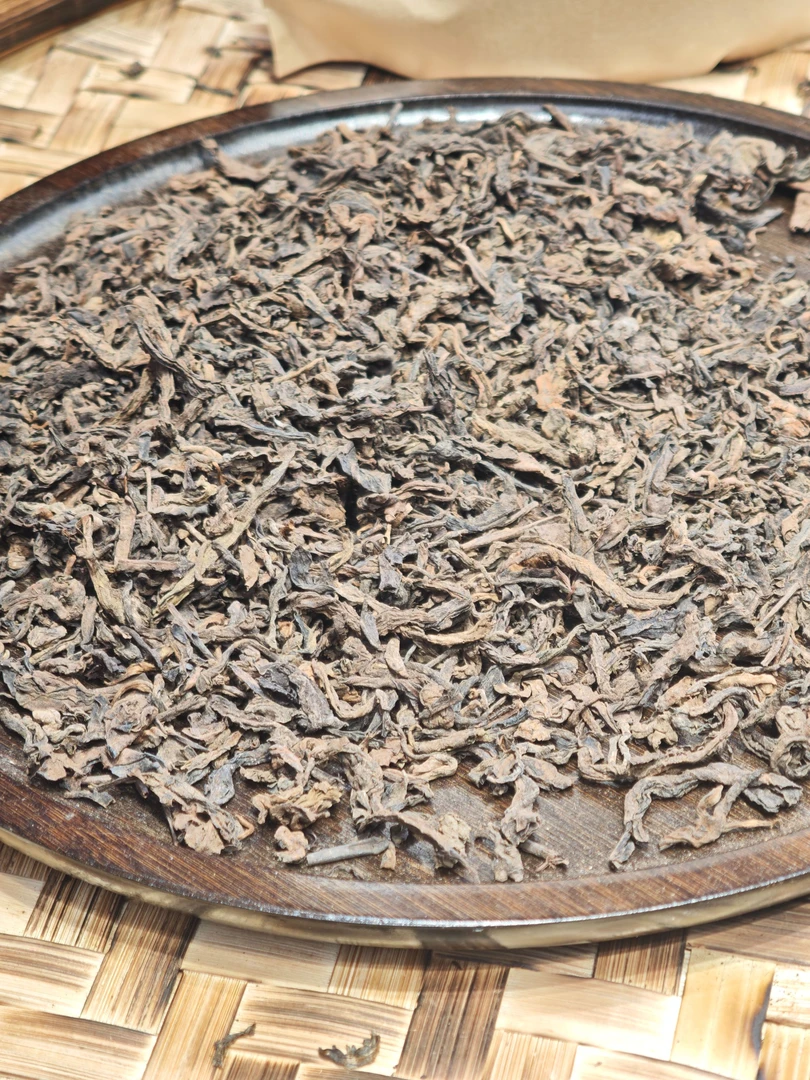普洱茶  布朗山 6月12日（46号）   熟茶 散料