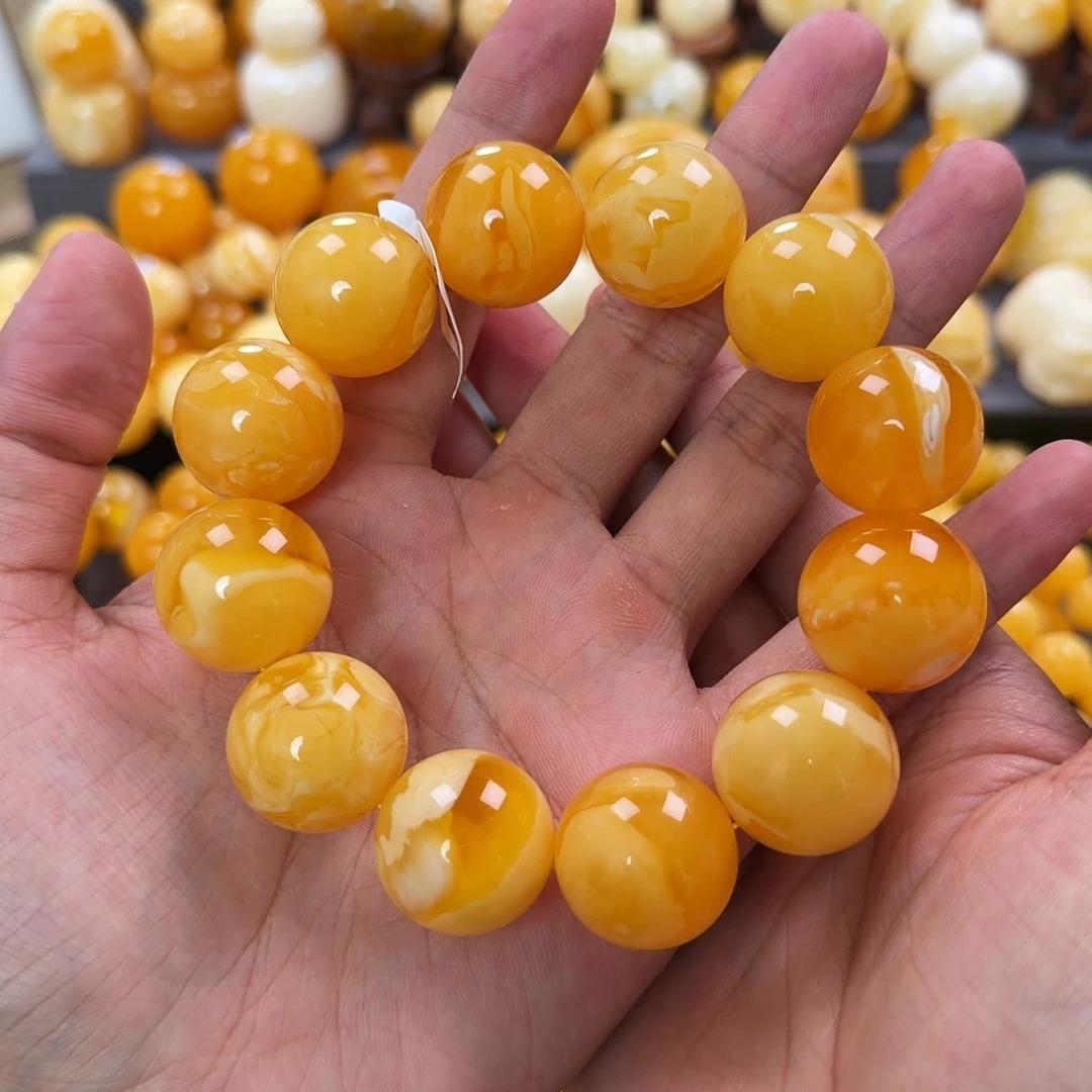 琥珀未镶嵌珠宝奇石21mm