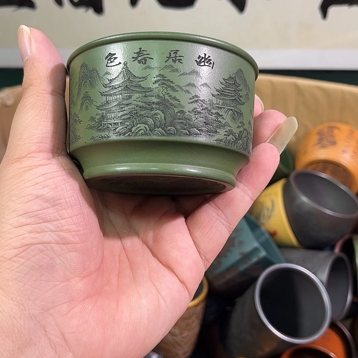 茶杯紫砂全手工紫砂主人杯