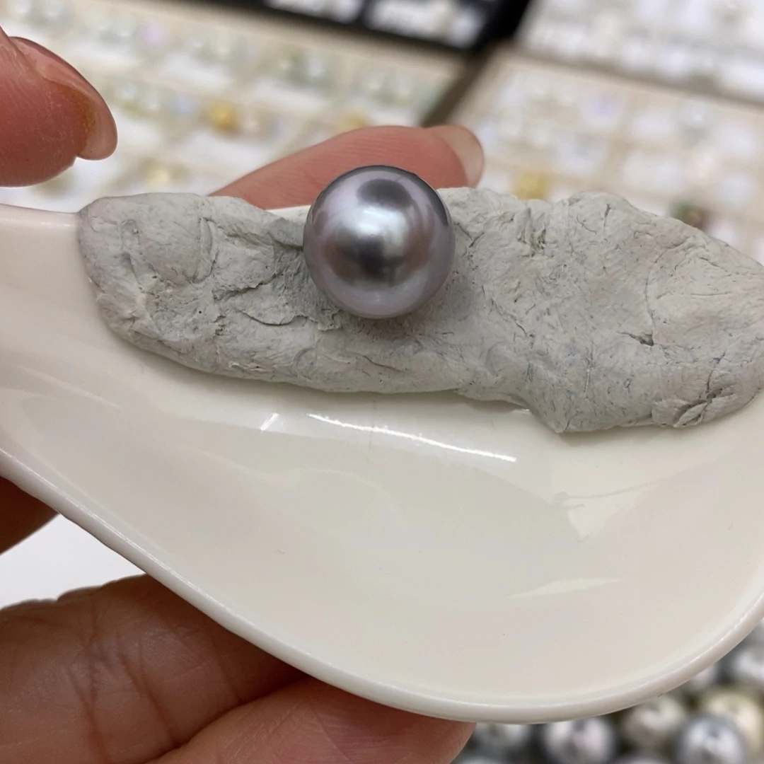 海水珍珠裸珠未镶嵌大溪地12-13