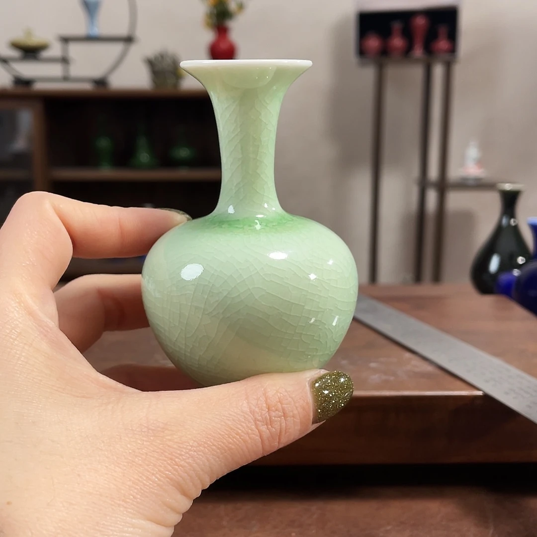 瓷片陶瓷花瓶小摆件