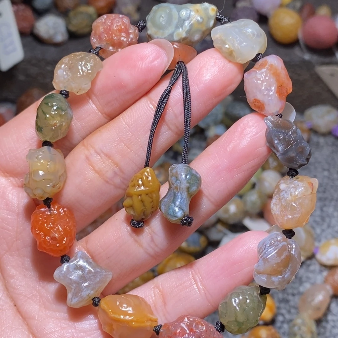 玛瑙/玉髓未镶嵌珠宝半成品