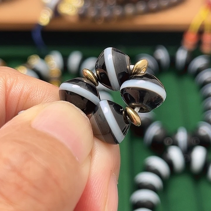 晴***、玛瑙/玉髓合金单珠