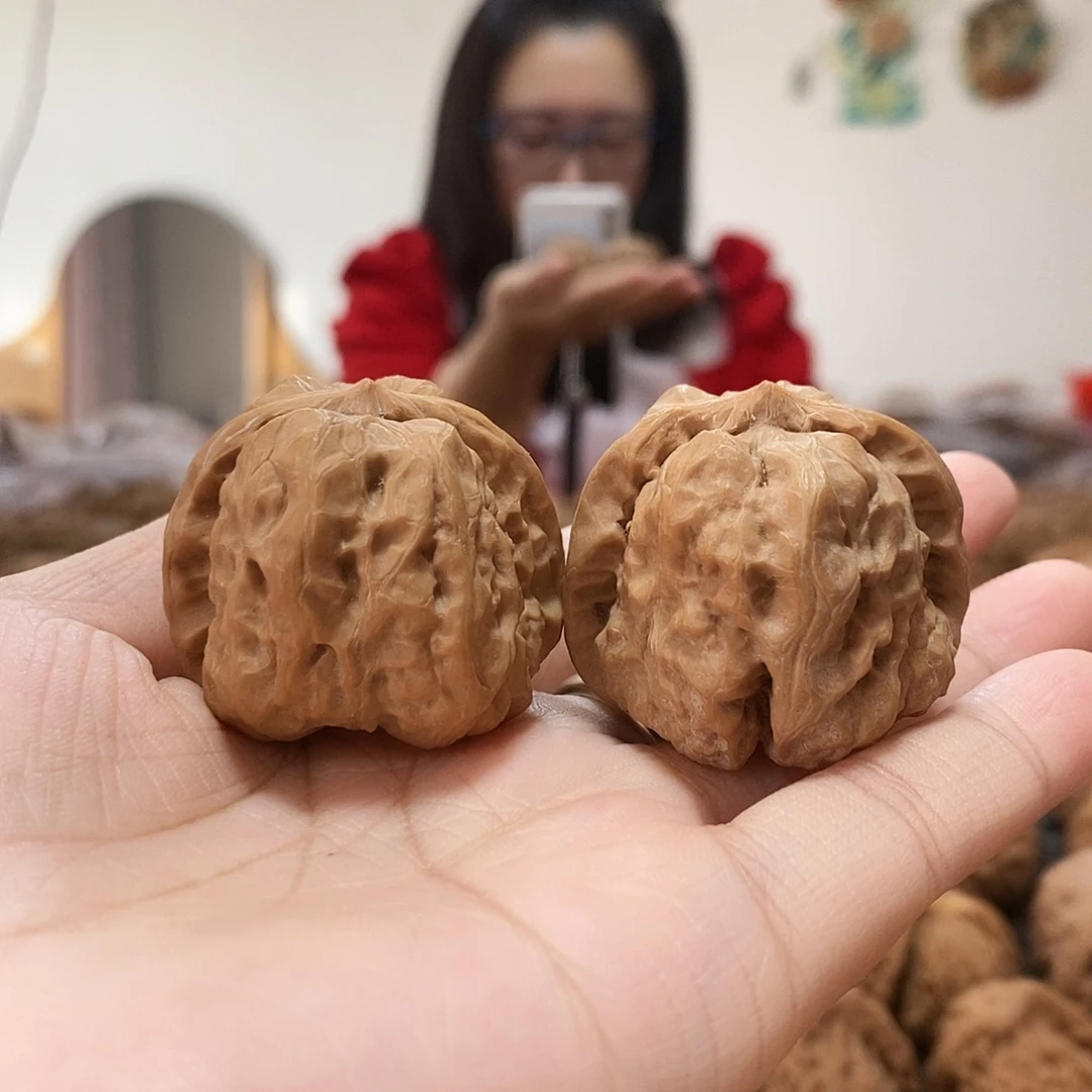 吊坠文玩核桃蛤蟆37边38肚修