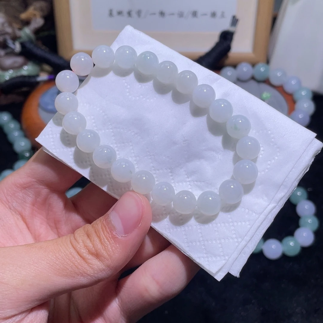 未镶嵌定制翡翠手串18
