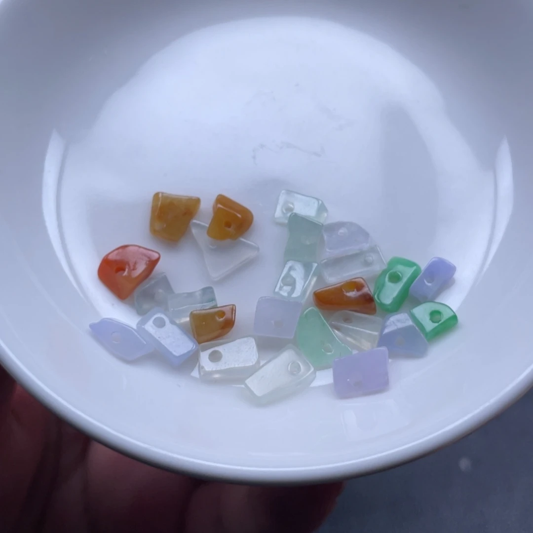 翡翠散珠冰碎石20颗