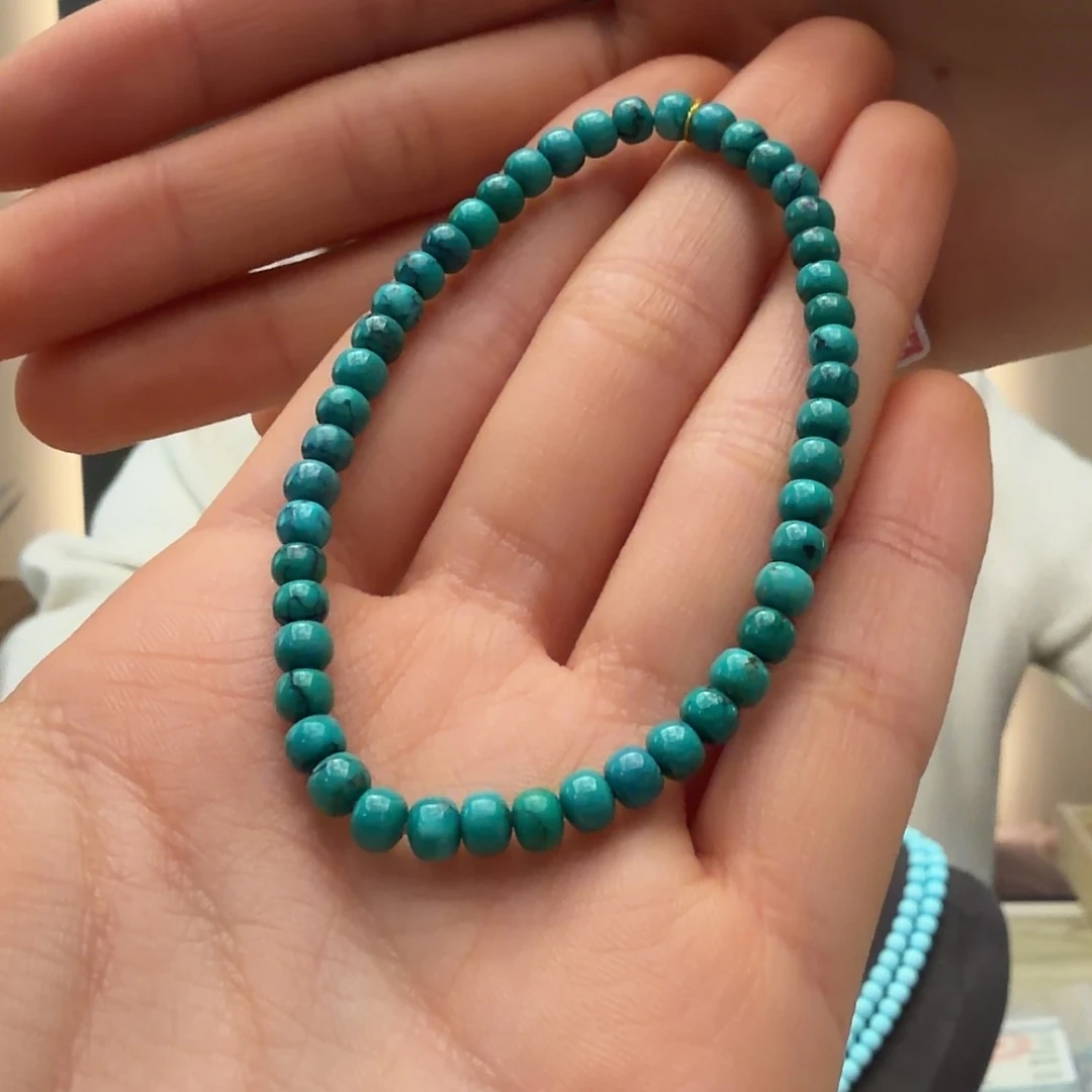 绿松石未镶嵌颈饰