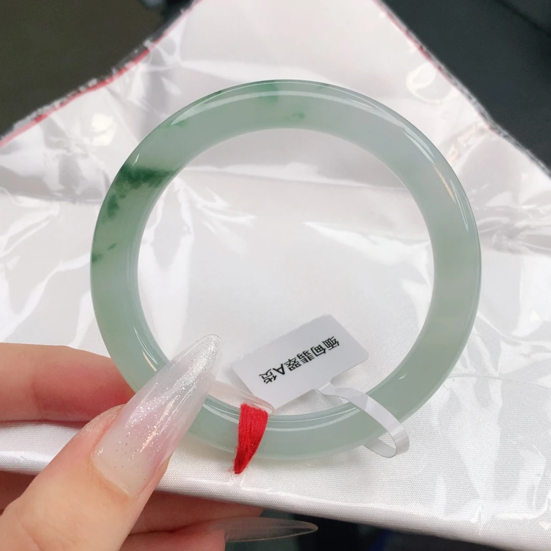 未镶嵌手镯翡翠圆条52