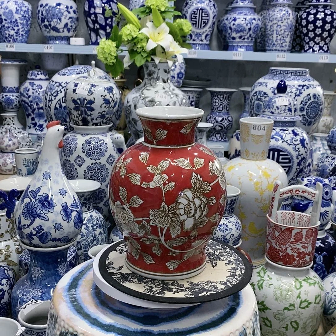 【闪购商品】摆件福***?石榴瓶瓷器摆件…………………………