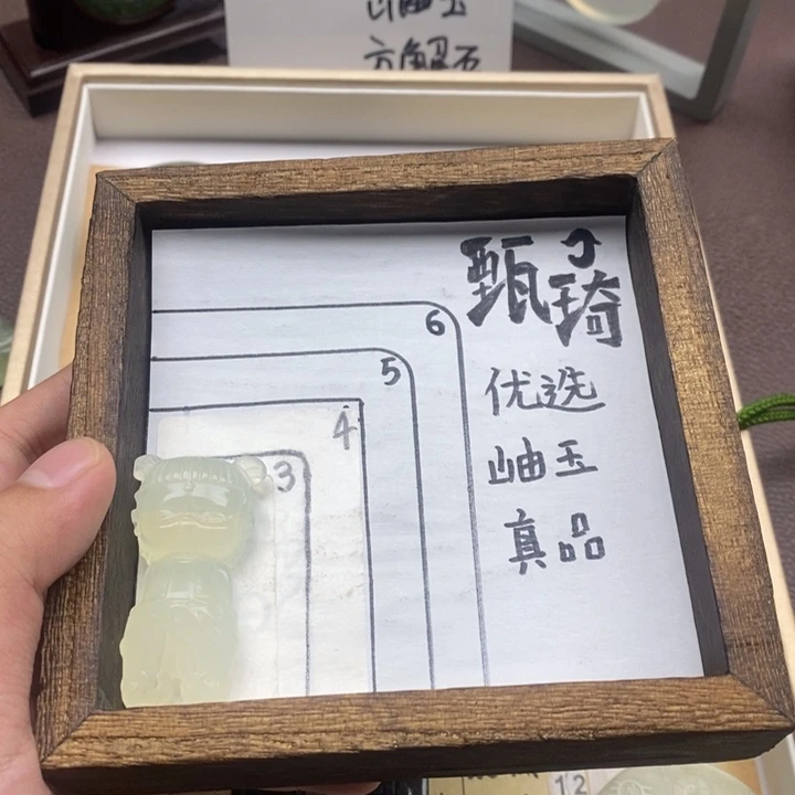 未镶嵌蛇纹石玉颈饰宝*