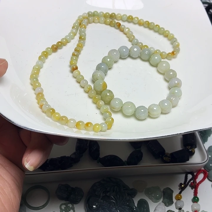 翡翠未镶嵌手链打包价