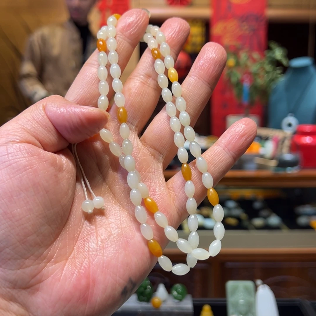 和田玉手链未镶嵌