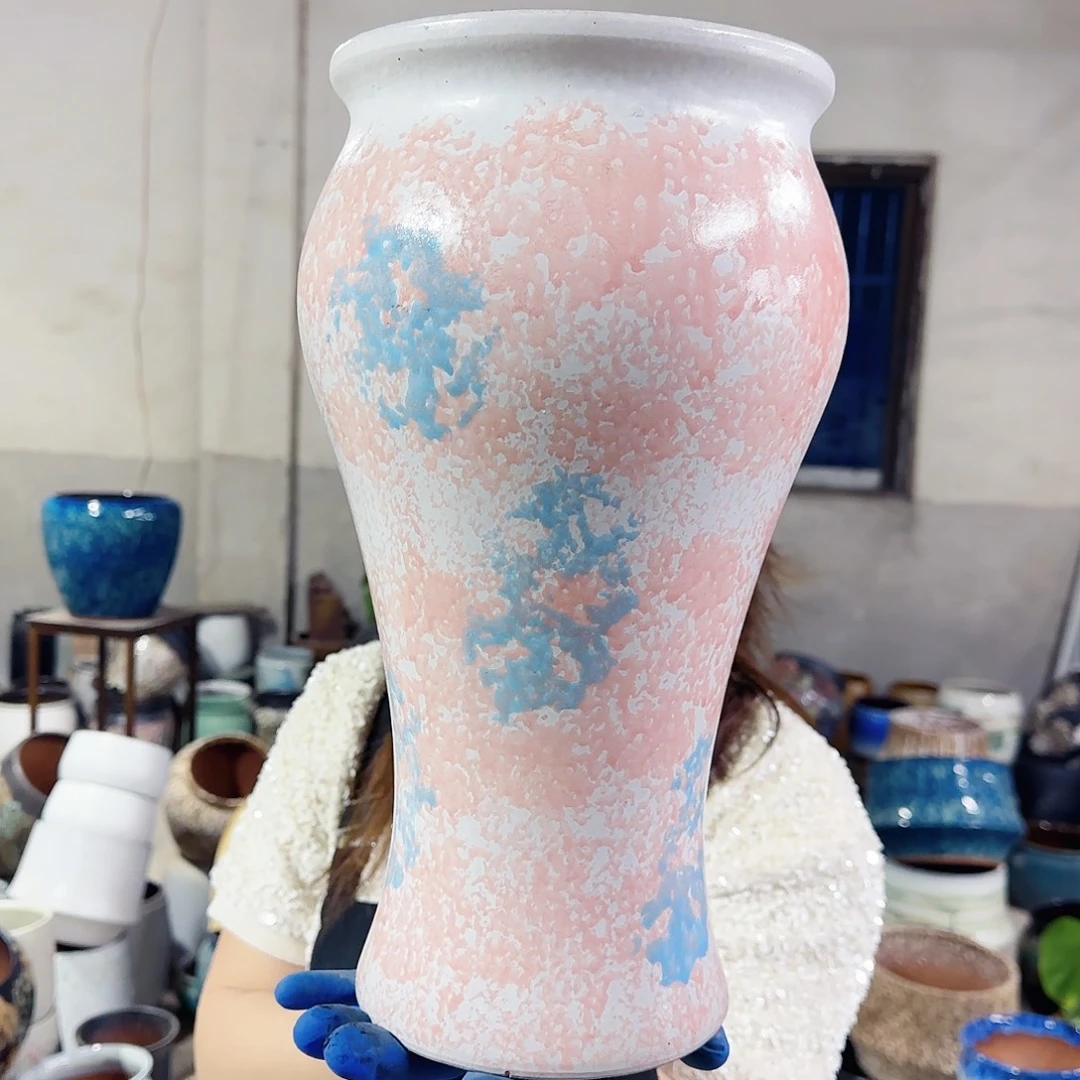 紫砂花盆高36口18