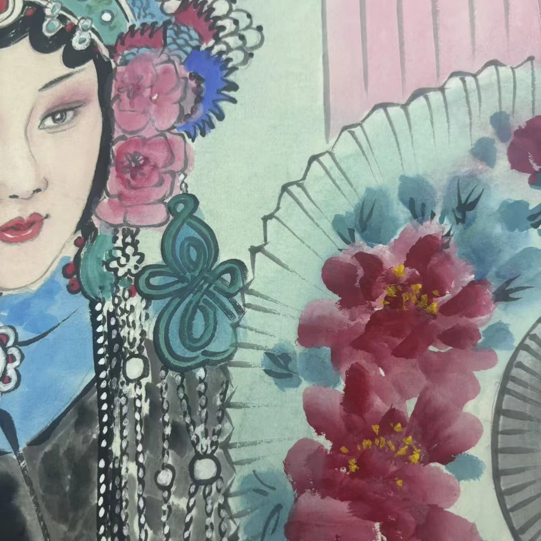 宁婉玉-2平尺-国画作品-人物