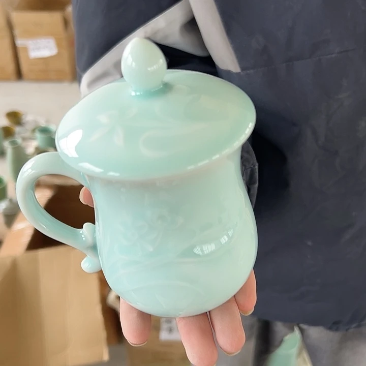 青瓷小米茶器龙泉青瓷