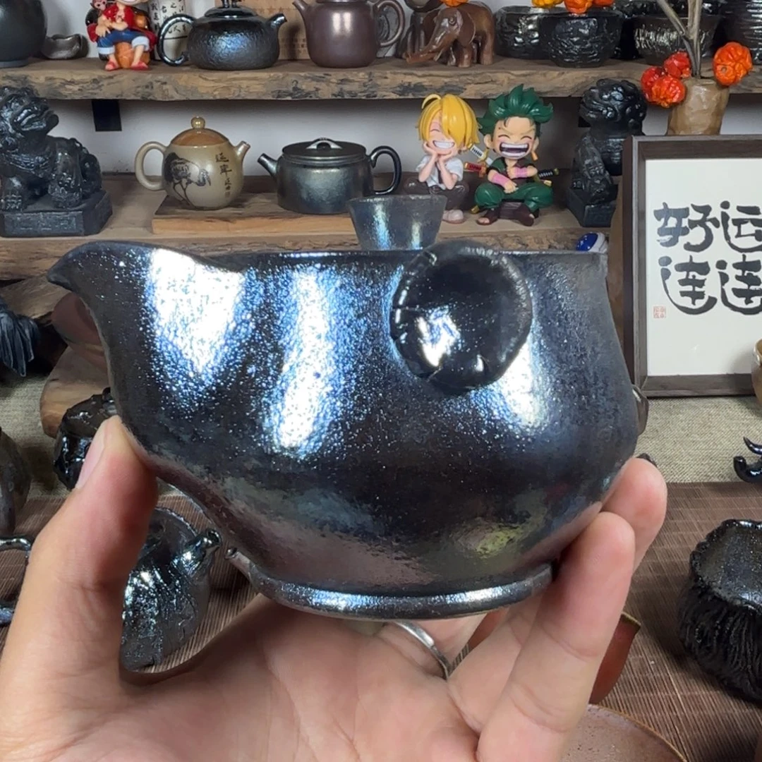 建水紫陶三木柴烧微瑕
