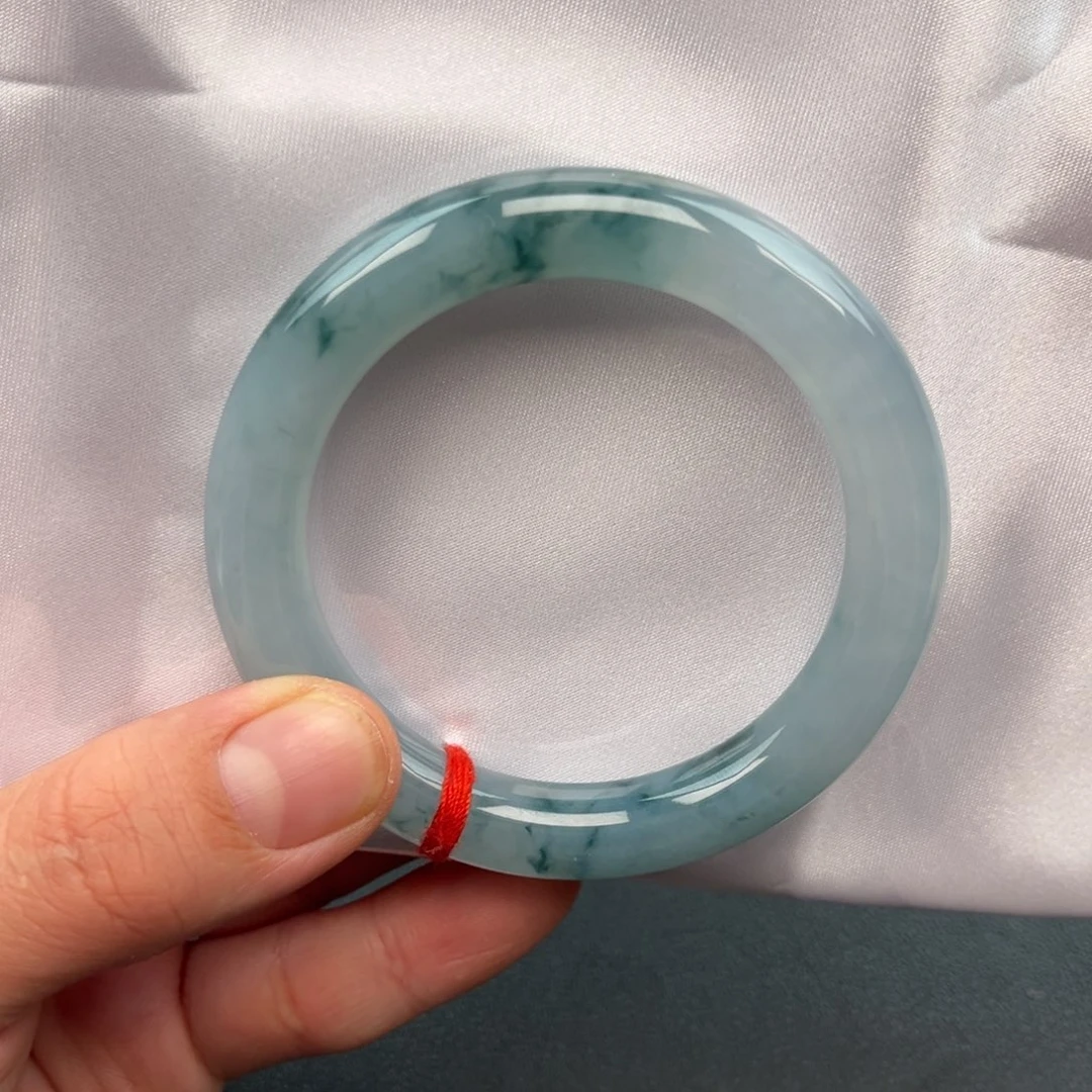 翡翠未镶嵌手镯-9