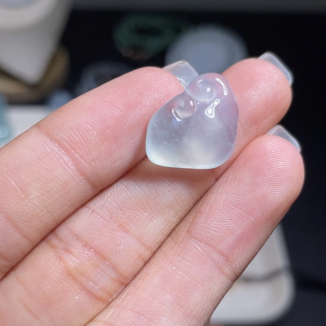吊坠(不含链)未镶嵌翡翠如意锁
