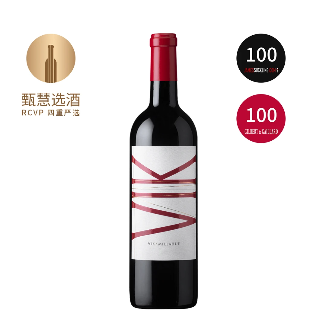 甄慧选酒维克VIK红葡萄酒2021 智利 750ml