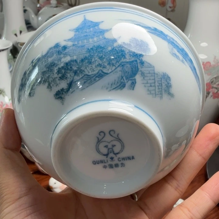 醴陵群力岳阳楼12厘米饭碗
