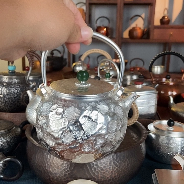 源***哥纯手工制作一铜壶制作
