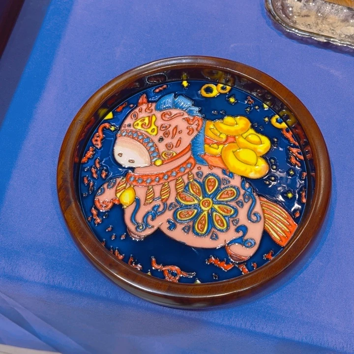 一体款瓷板画艺术作品