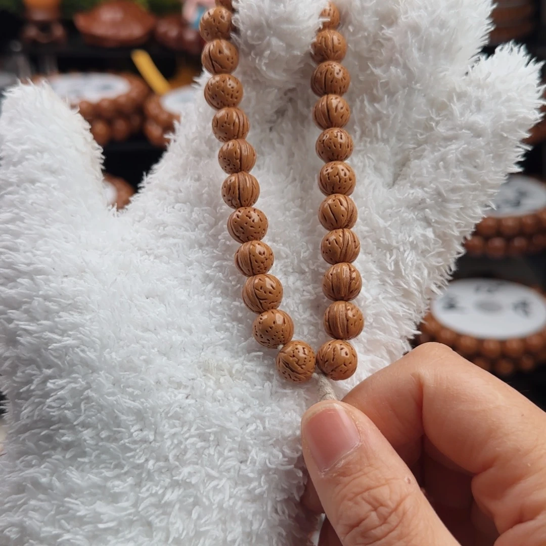 桃核吊坠奶油核小金豆