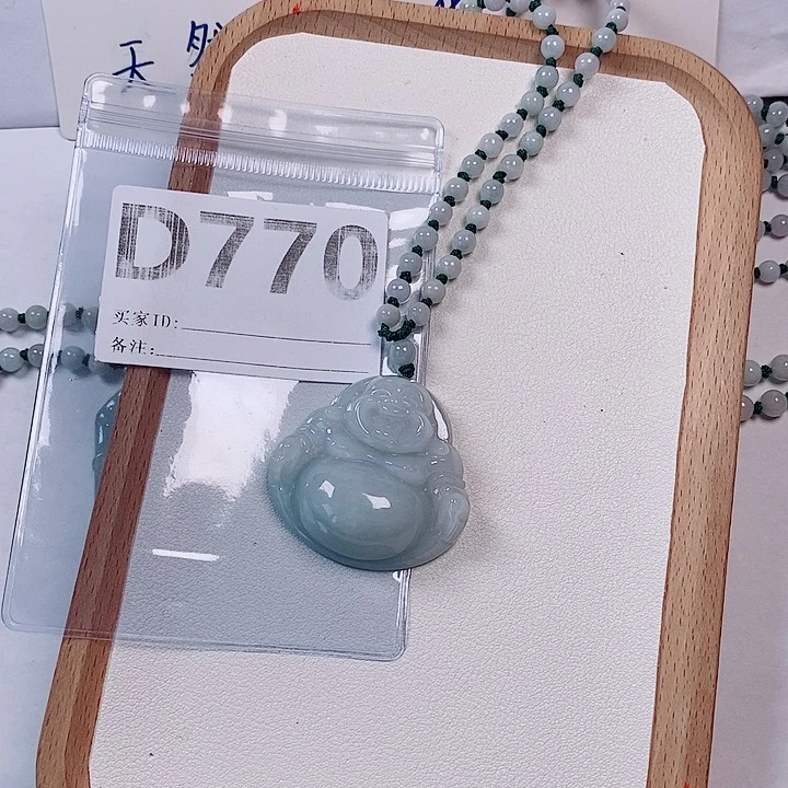 翡翠未镶嵌颈饰天然