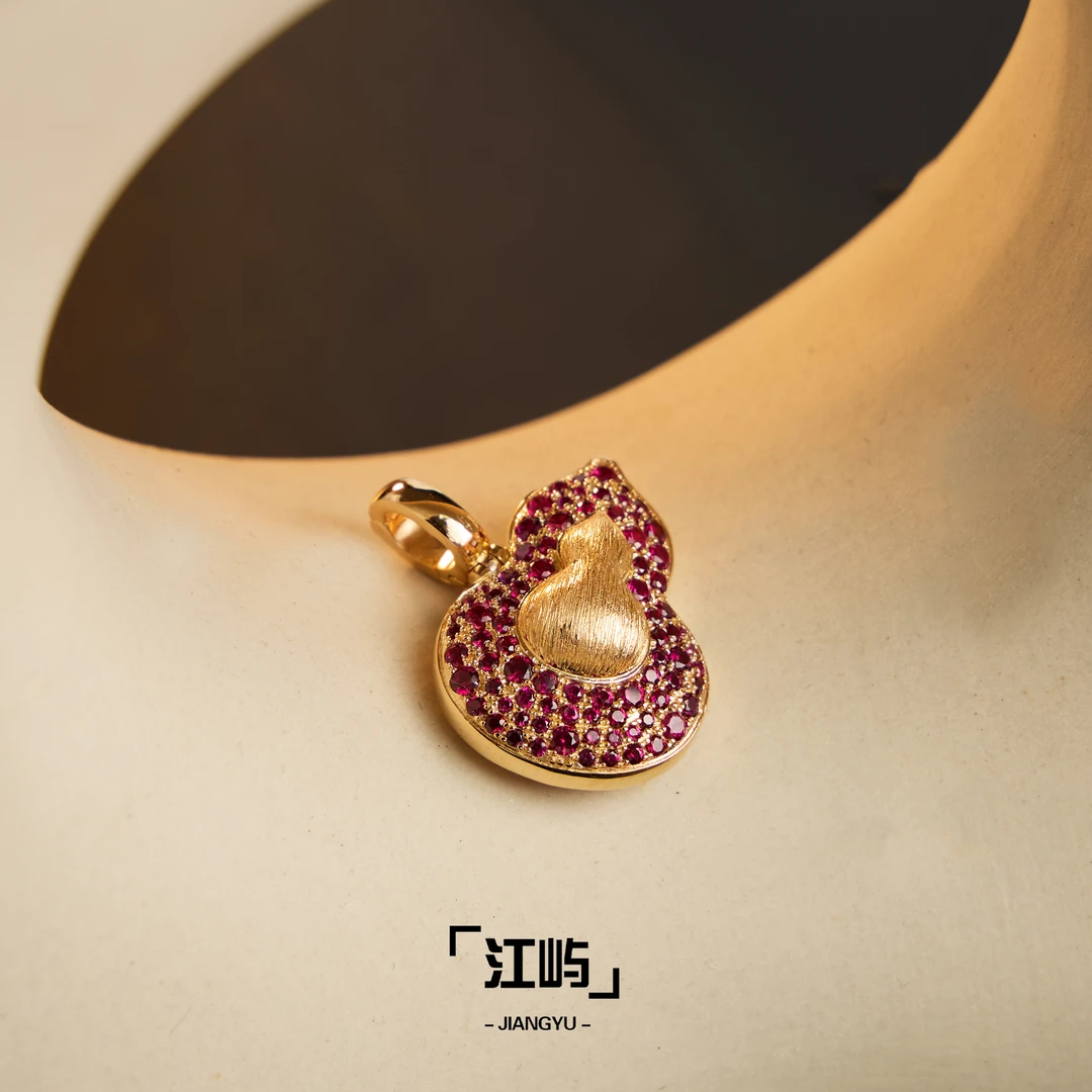 江屿 吊坠925银 葫芦吊坠