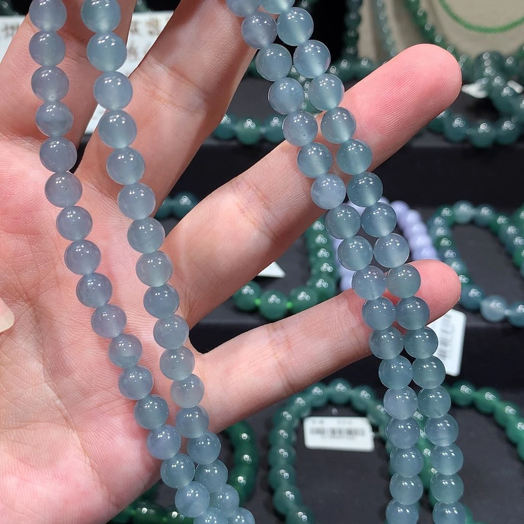 未镶嵌手链翡翠天然a货翡翠项链7