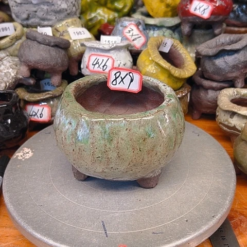 粗陶花盆手工花盆制作