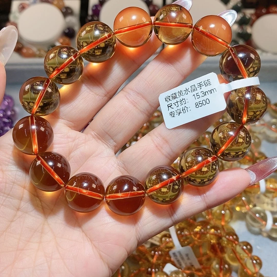 水晶手链未镶嵌黄水晶