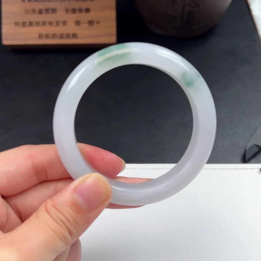 翡翠未镶嵌手镯z1109