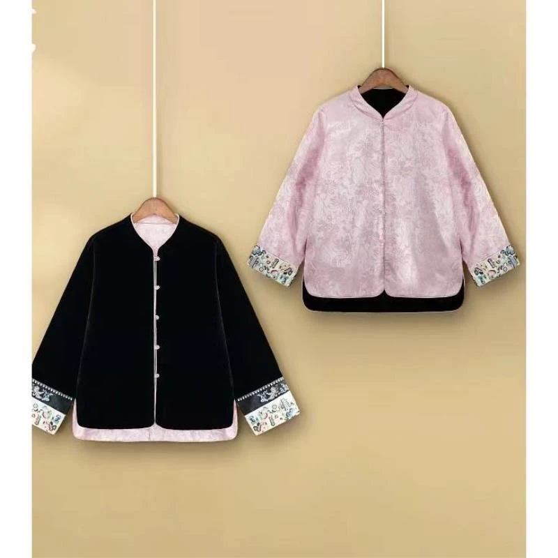 醉盏｜2024新中式国风宽松绣花女气质外套2024C0043-阿珍