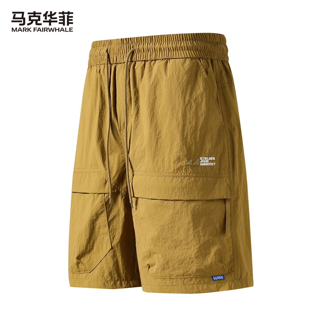 【吸湿透气】马克华菲夏季潮牌短裤时尚工装直筒裤宽松休闲运动男裤