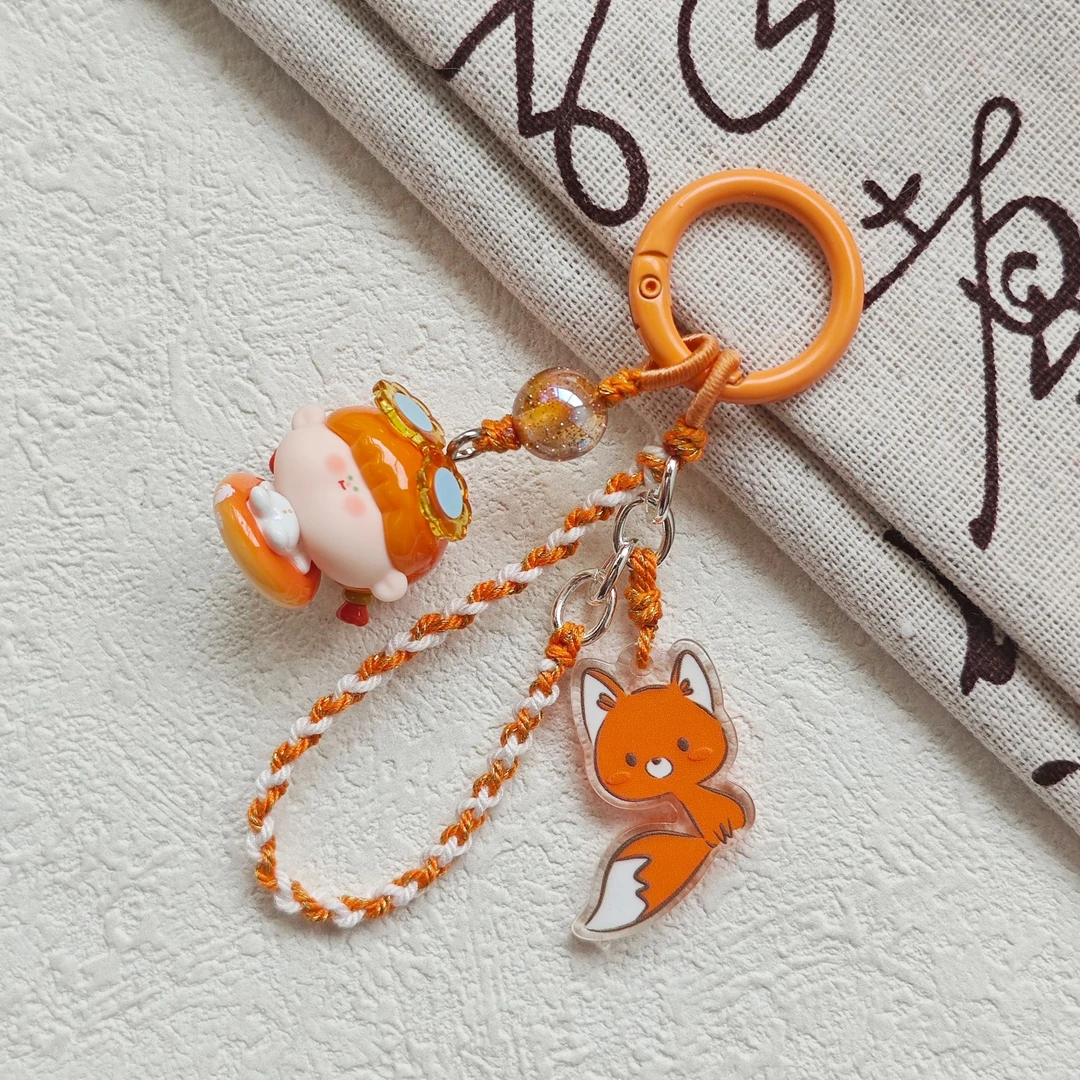 【A】萌粒手工编绳DIY手机链
