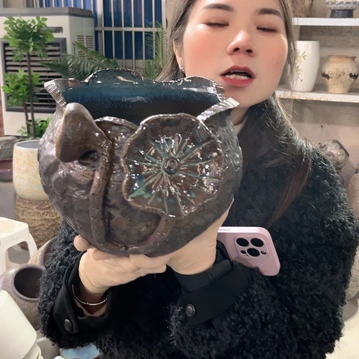 正品口20高18花盆……