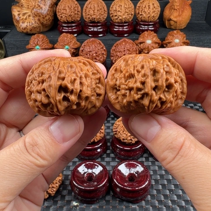 文玩核桃吊坠41天地二爷帽