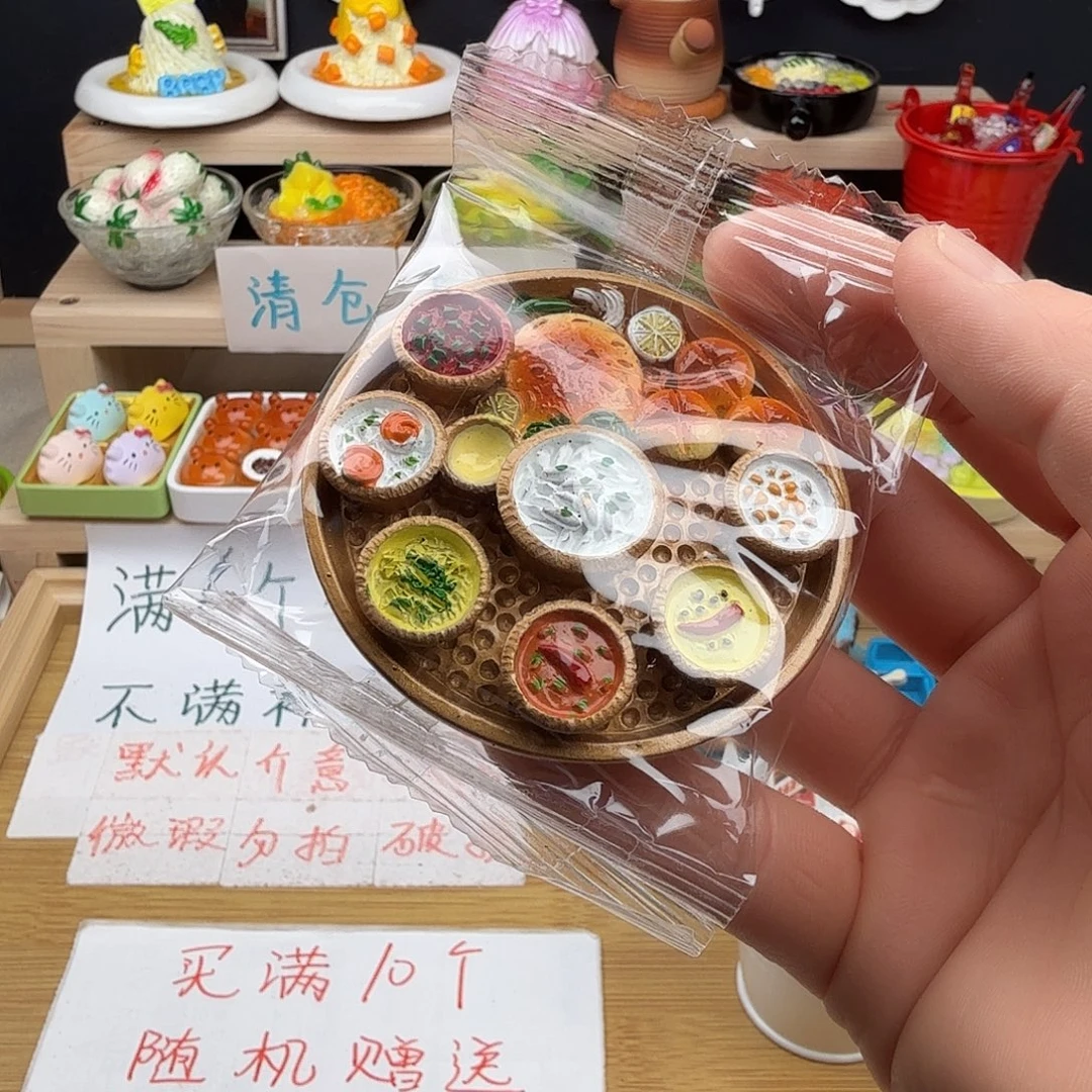 树脂食玩冰箱贴凭开箱视频售后