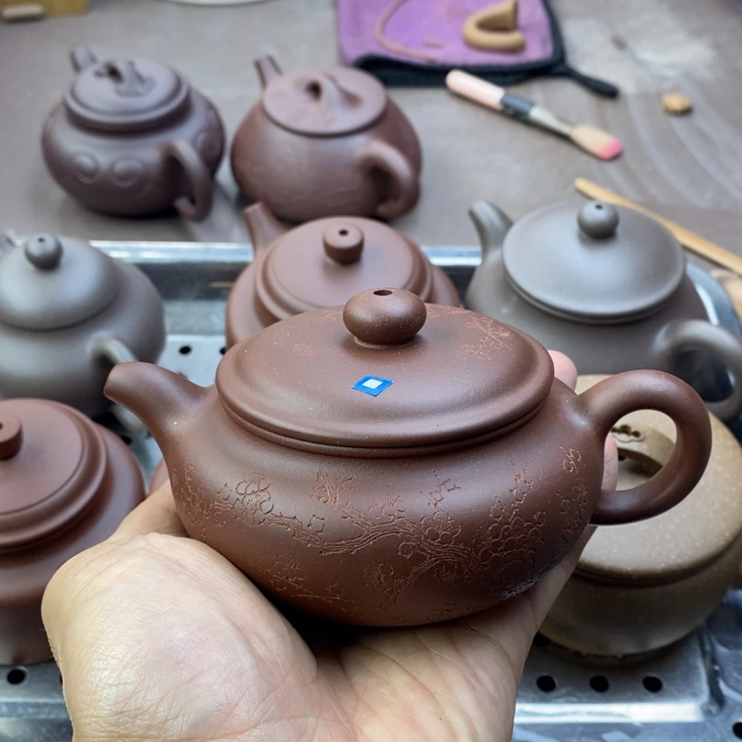 z***x茶壶紫砂扁腹仿古容量200毫升左右