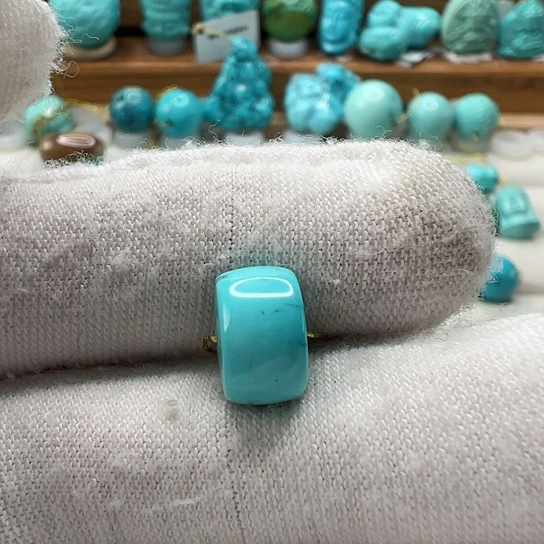 绿松石直切珠 未镶嵌