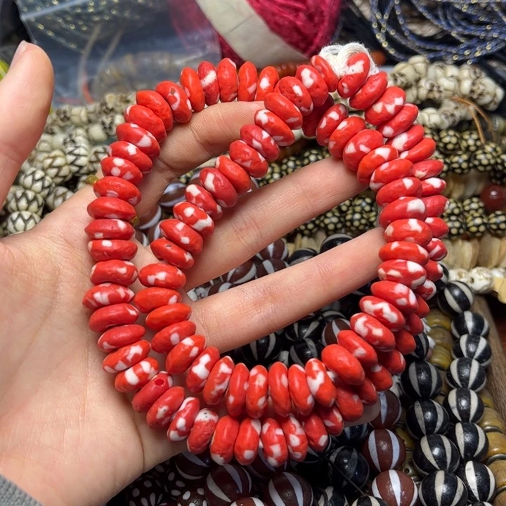 玻璃颈饰7483 甜甜圈一条