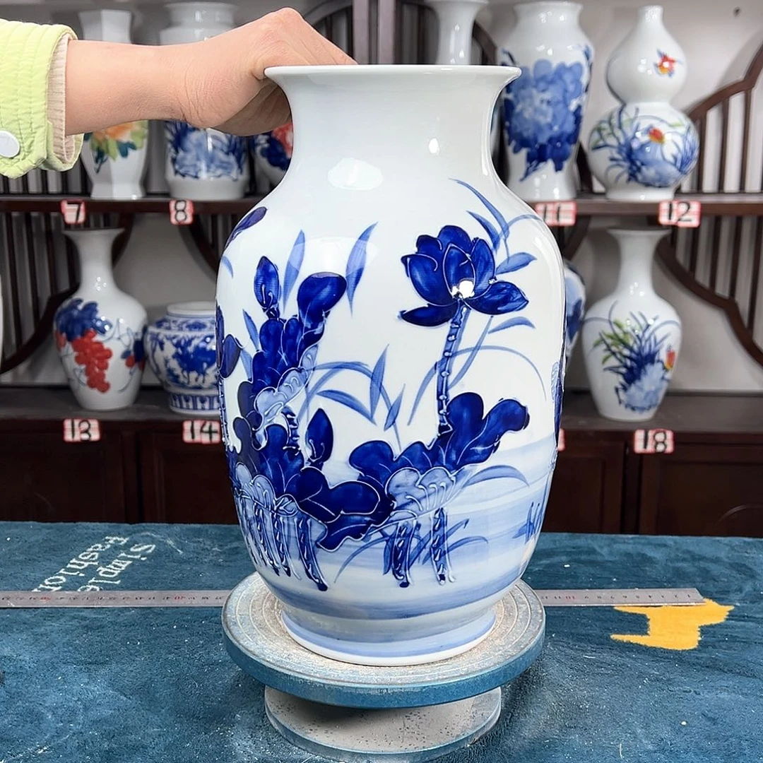 摆件景德镇陶瓷大冬鱼