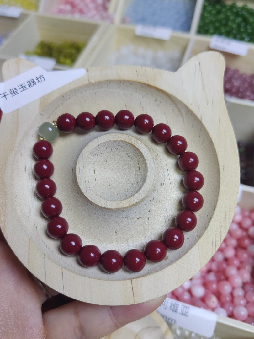 含辰砂工艺品618大促 朱砂时尚手串 女款百搭