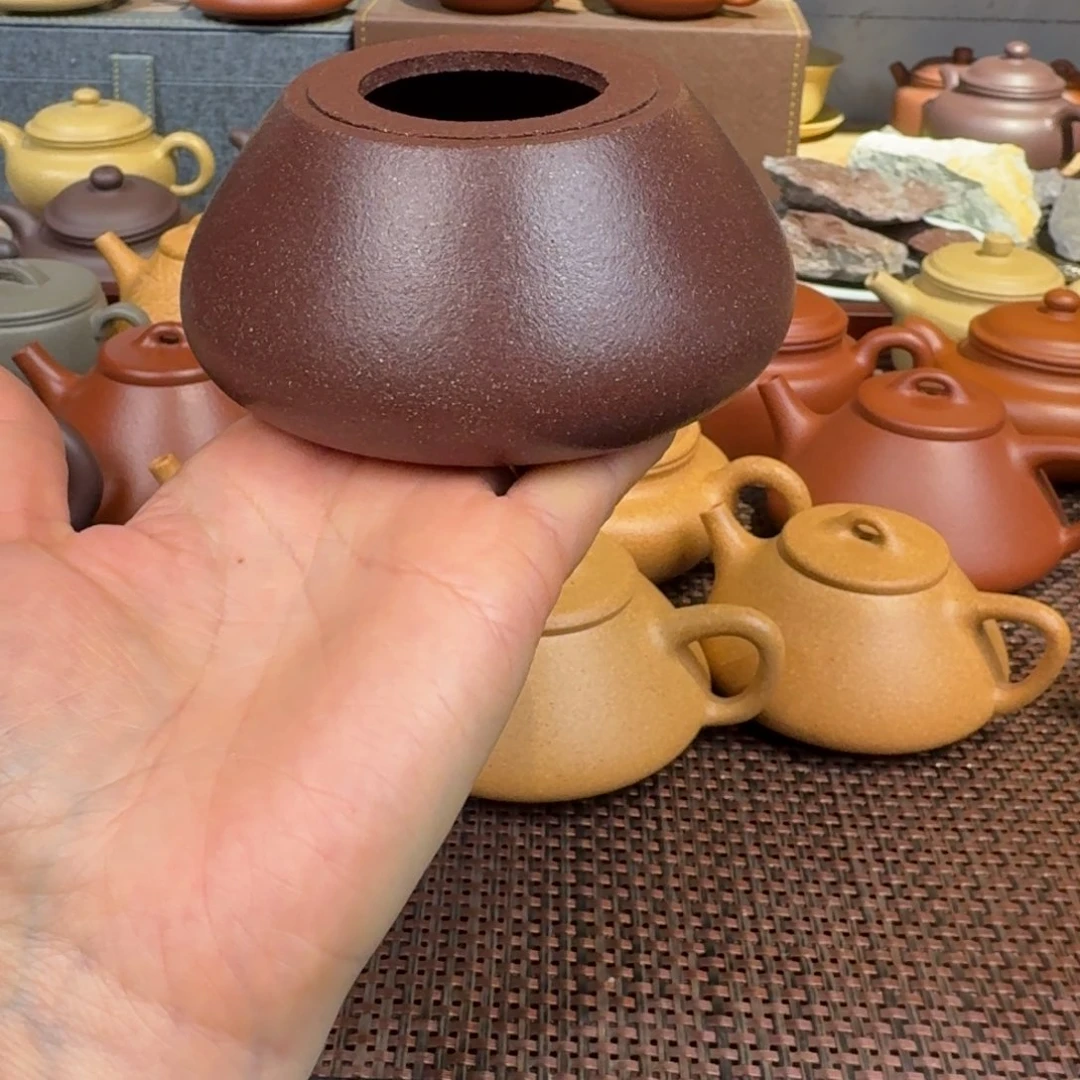 段泥茶壶桃花泥半手团购