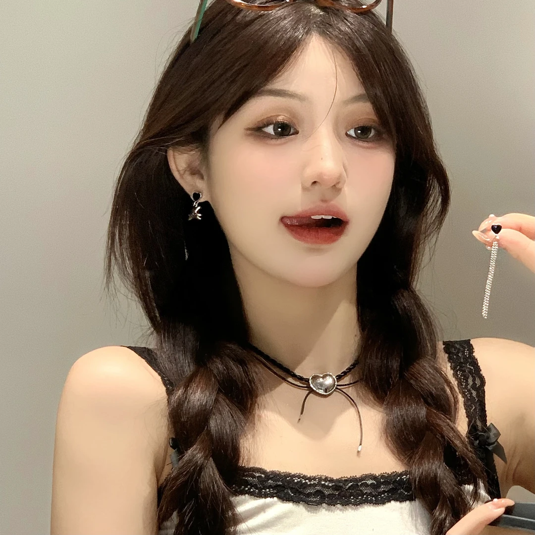 FULL GIRLISH耳环02298爱心小熊流苏耳钉耳环